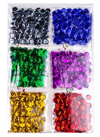Angels Craft Sequins Assorted Festive Colors
