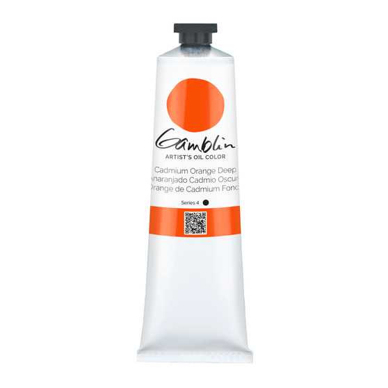Gamblin Artist Oil Paint 150ml Cadmium Orange Deep Gamblin Artist Oil Paint 150ml Cadmium Orange Deep