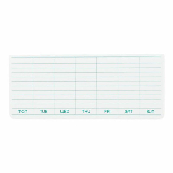 Penco Sticky Memo Pad Weekly White Penco Sticky Memo Pad Weekly White