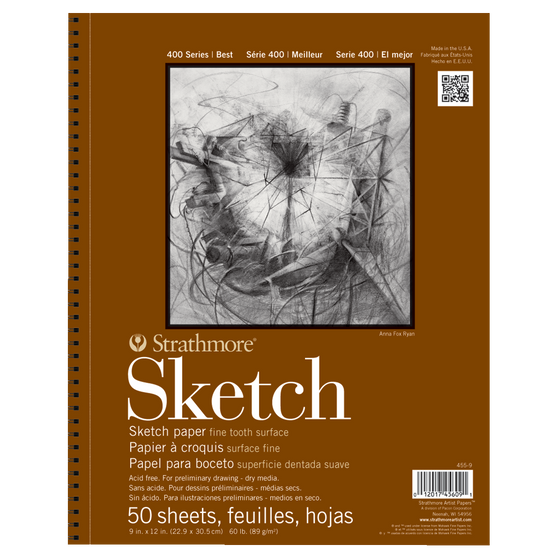 Strathmore 400 Series Sketch 9x12" Wirebound