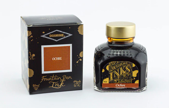 Diamine Fountain Pen Ink  80ml Ochre