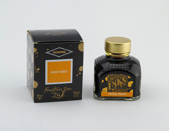Diamine Fountain Pen Ink  80ml Honey Burst
