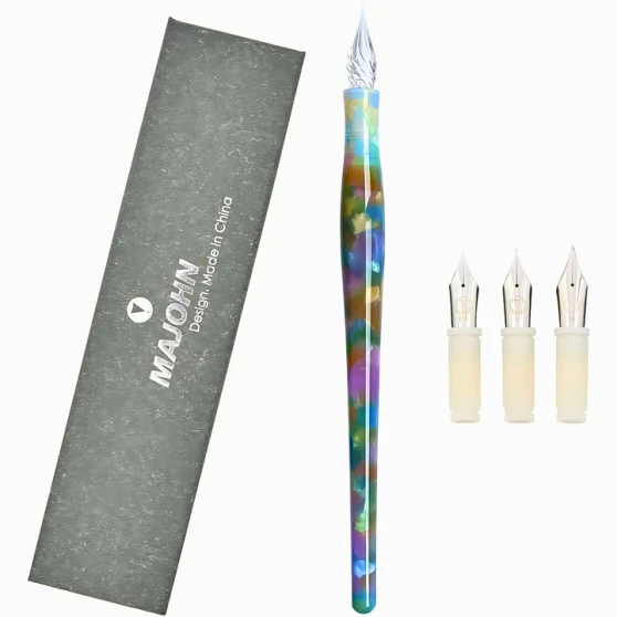 Majohn (formerly Moonman) N12 Glass Dip Pen w/ 3 Replacement Nibs