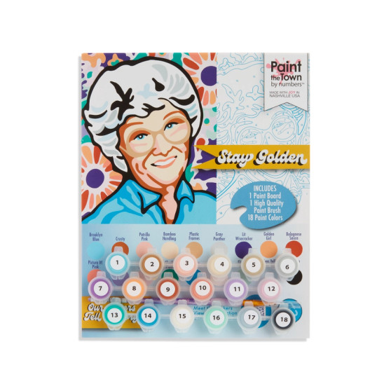 Paint the Town by Numbers Paint By Number Kit Stay Golden Sophia Paint the Town by Numbers Paint By Number Kit Stay Golden Sophia