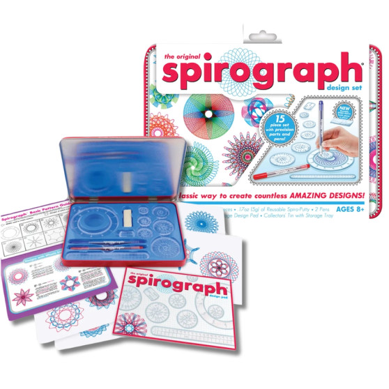 Spirograph Design Set Collectors Tin