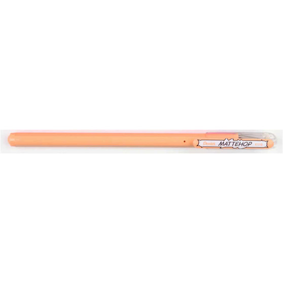 Pentel Mattehop 1.0mm Gel Pen Pale Orange