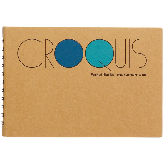 Maruman Croquis Book Sketch Blue Pocket