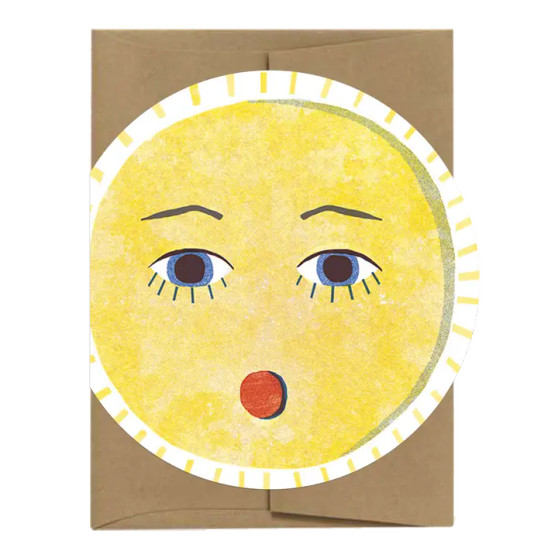 Isatopia Die Cut Card Soleil Sun