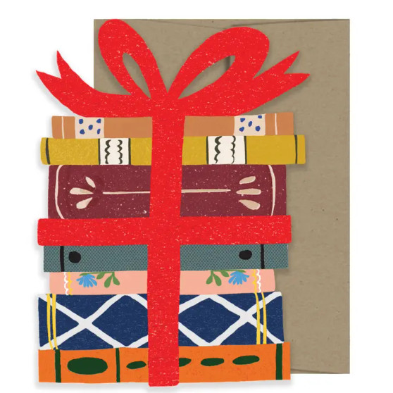 Isatopia Die Cut Card Book Lovers