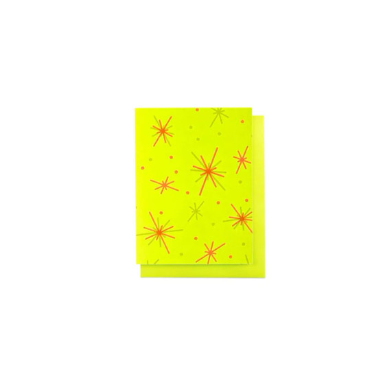 Next Chapter Studio Mini Risograph Card Confetti Lime
