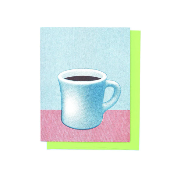 Next Chapter Studio Risograph Greeting Card Coffee Mug