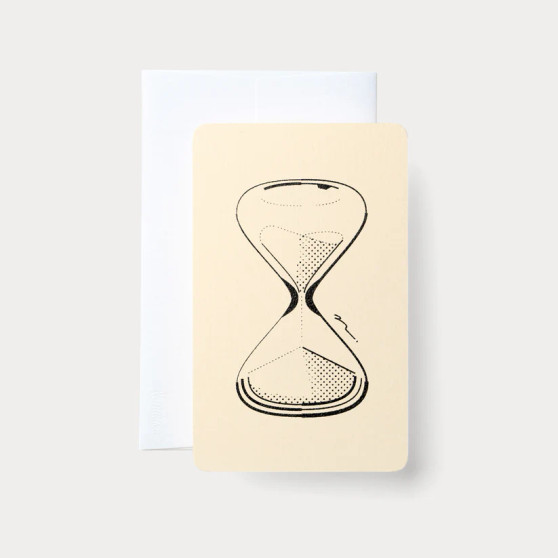 Nandaka Flat Card & Envelope Hourglass