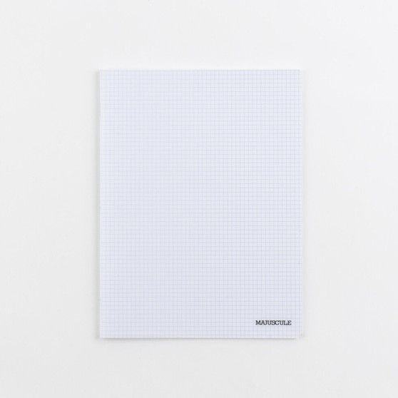 Majuscule Carnet Grid Notebook 9.5x12.5" Clear