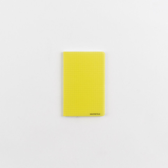 Majuscule Carnet 4.3x 6.7" Grid Notebook Yellow