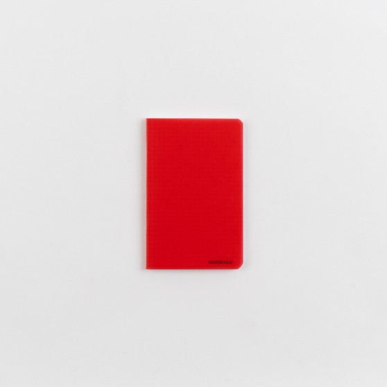 Majuscule Carnet 4.3x 6.7" Grid Notebook Red