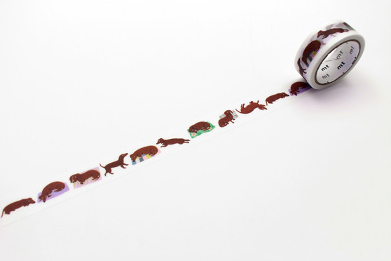 MT Washi Tape 15mm Sausage Dog