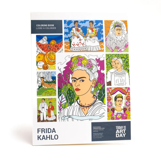 Today is Art Day Coloring Book Frida Kahlo