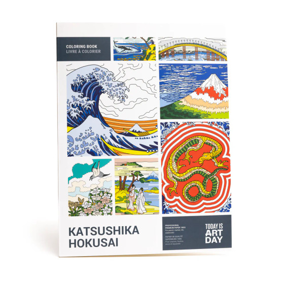 Today is Art Day Coloring Book Hokusai
