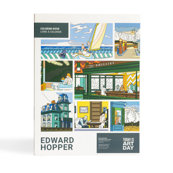 Today is Art Day Coloring Book Edward Hopper