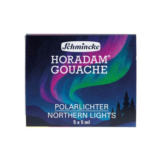 Schmincke Horadam Gouache 5ml Set of 5 Colors Northern Lights