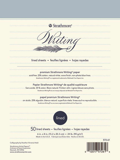 Strathmore Writing Series Lined Pad 6x8"