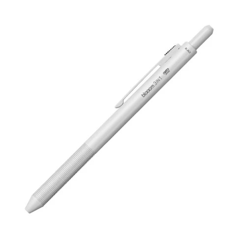 Ohto Multi-Function Pen Bloom 3-in-1 Ballpoint/Mechanical Pencil White