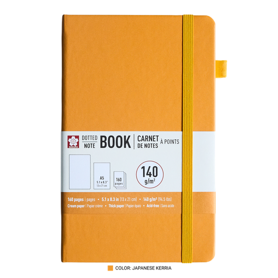 Sakura Notebook Dot 5x8" Japanese Kerria