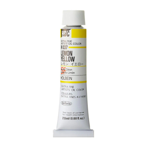 Holbein Artist Oil 20ml Lemon Yellow