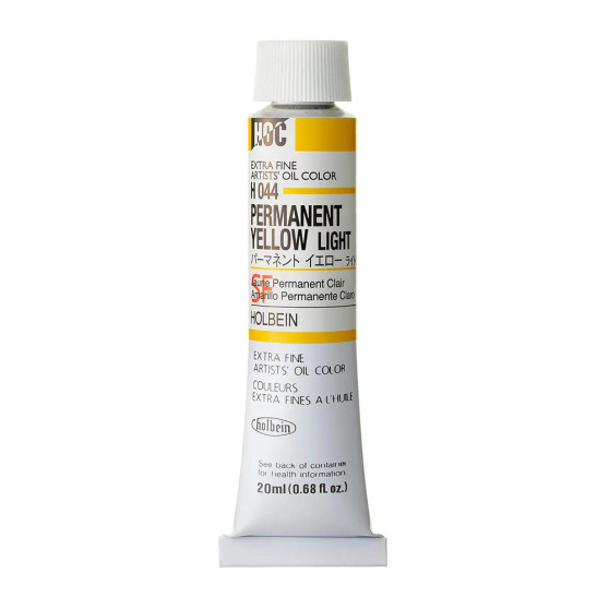 Holbein Artist Oil 20ml Permanent Yellow Light