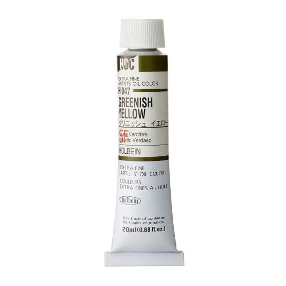 Holbein Artist Oil 20ml Greenish Yellow