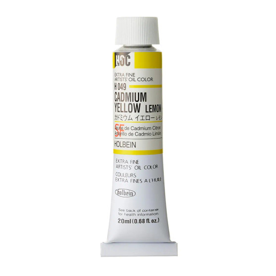 Holbein Artist Oil 20ml Cadmium Yellow Lemon
