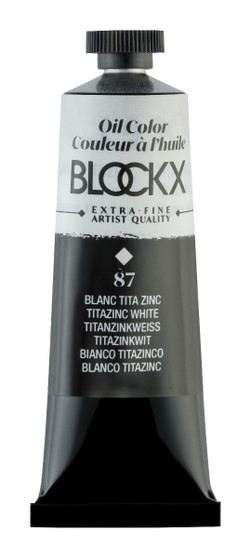 Blockx Oil Paint 35ml Tube Titazinc White