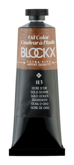 Blockx Oil Paint 35ml Tube Golden Ochre