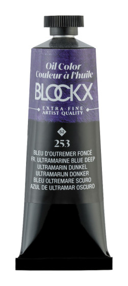 Blockx Oil Paint 35ml Tube Ultramarine Blue Deep