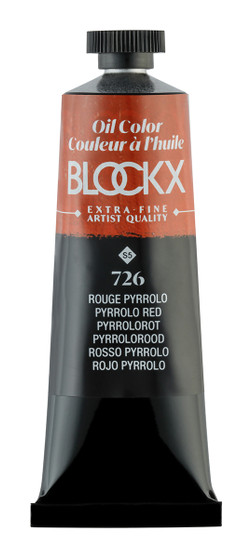 Blockx Oil Paint 35ml Tube Pyrrolo Red