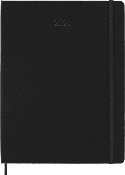 Moleskine Classic Weekly Planner 2027 12 Month XL Hard Cover Black