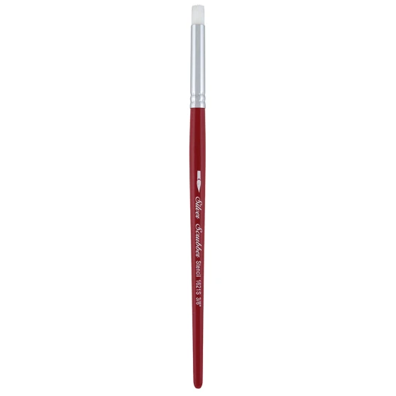 Silver Scrubber Brush Stencil 3/8"