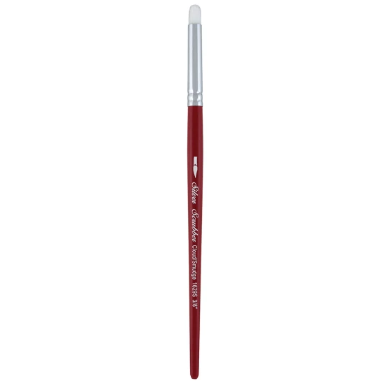 Silver Scrubber Brush Cloud/Smudge 3/8"