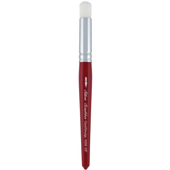 Silver Scrubber Brush Cloud/Smudge 5/8"