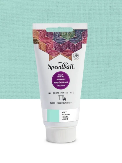 Speedball Fabric Block Printing Ink 2.5oz Mint