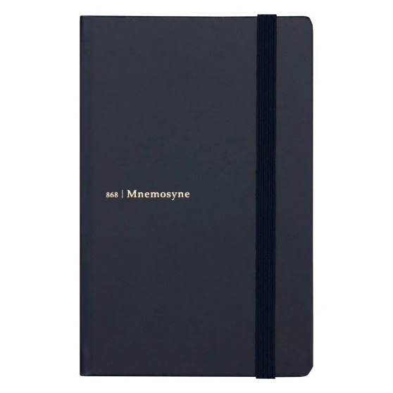 Maruman Mnemosyne Journal 5mm Dot Grid A6 Navy