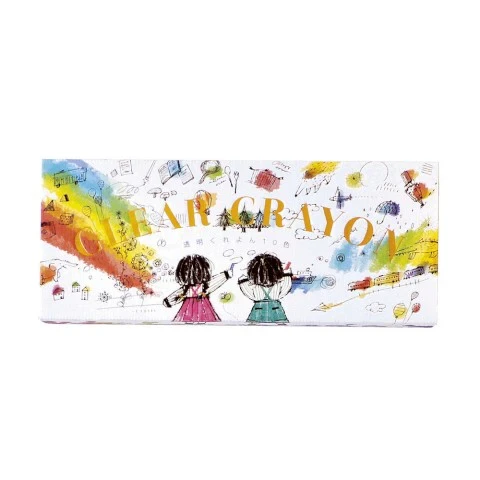 Kokuyo Clear Crayons 10 Color Set