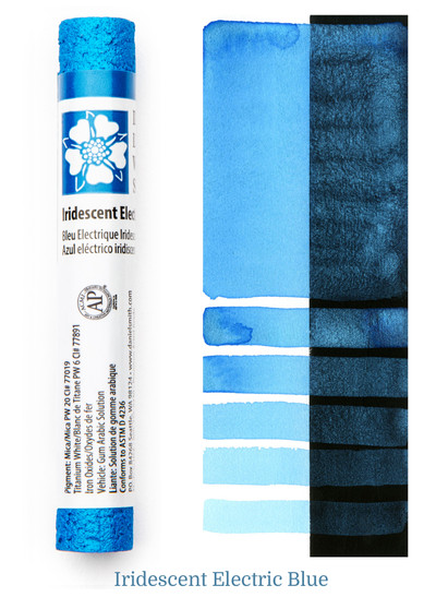 Daniel Smith Watercolor Stick Iridescent Electric Blue