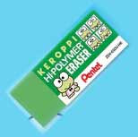 Pentel Hi-Polymer Eraser Hello Kitty Keroppi Green