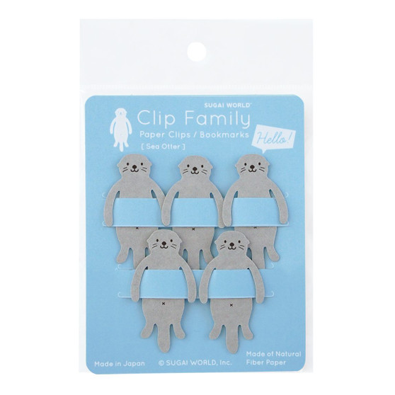 Spoon Animal Clip Family Sea Otter