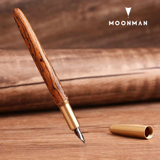 Majohn (formerly Moonman) M1 Fountain Pen Tiger Wood EF