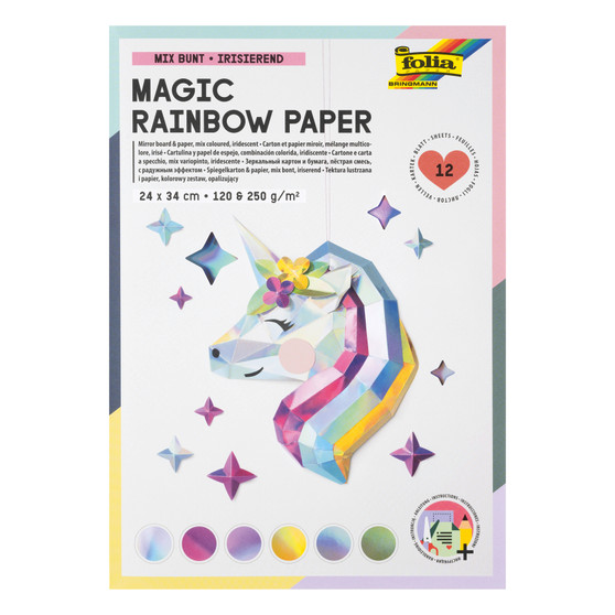 Magic Rainbow Paper Pad 9x13"