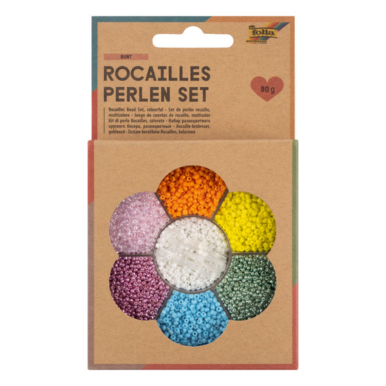 Folia Seed Beads Set 4mm Assorted Colors