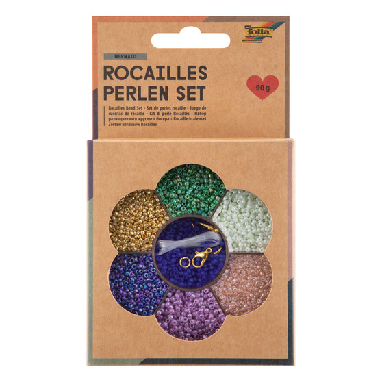 Folia Seed Beads Set 4mm Mermaid