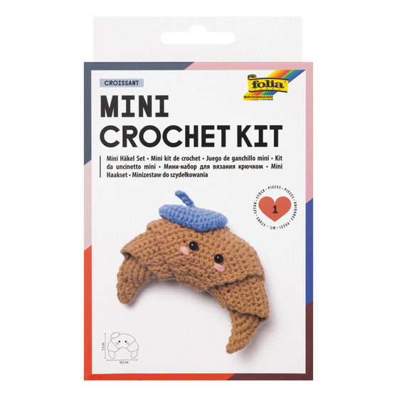 Folia Mini Crochet Kit Croissant